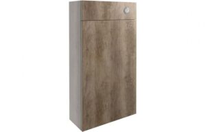 BTL Alba Slim WC Unit 500mm Grey Nebraska Oak