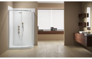 Merlyn Vivid Sublime 1 Door Quadrant 800 x 1000 x 1900mm Clear/Polished Chrome