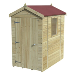 6' x 4' Forest Premium Tongue & Groove Pressure Treated Apex Shed (1.93m x 1.33m)