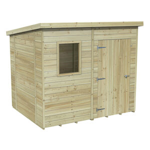 8' x 6' Forest Premium Tongue & Groove Pressure Treated Pent Shed (2.5m x 2m)