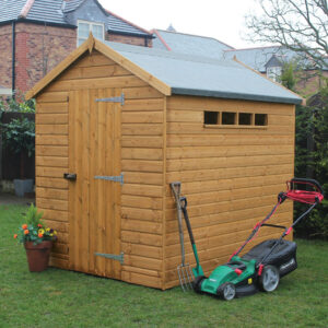 12' x 6' Traditional Apex Wooden Security Garden Shed (3.66m x 1.83m)