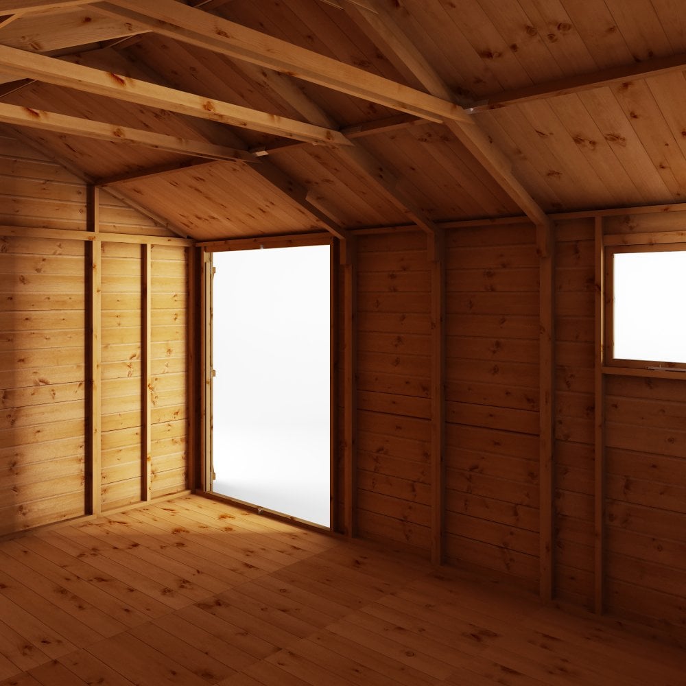 Mercia 14 x 10 Premium Shiplap Reverse Apex Workshop - Image 3