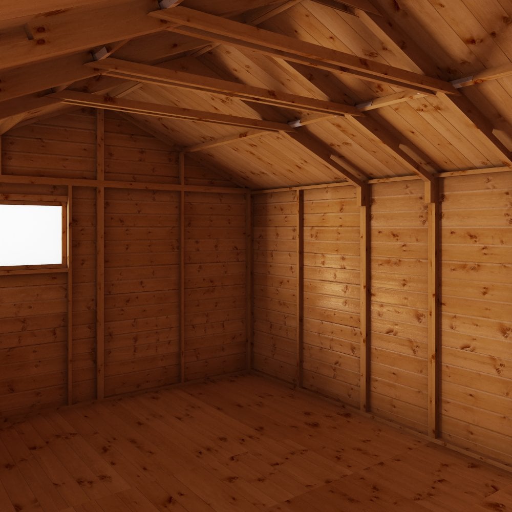 Mercia 14 x 10 Premium Shiplap Reverse Apex Workshop - Image 4