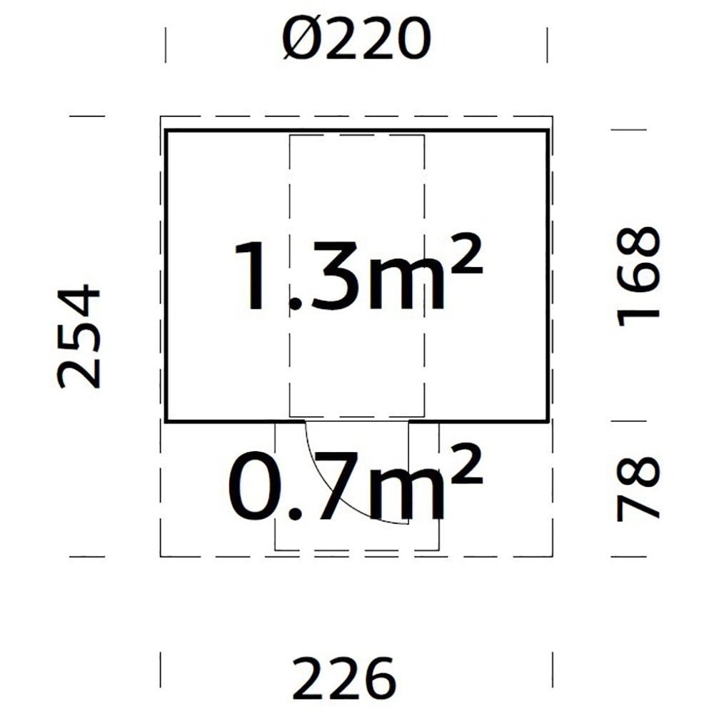 Palmako Anita Barrel Sauna 2m - Image 2