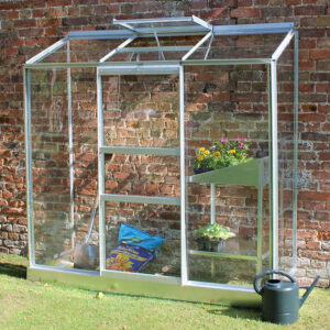 6â5 x 2â4 Halls Wall Garden 26 Greenhouse (1.94 x 0.69m)
