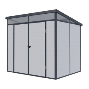 8' x 6' Lotus Canto Grey Plastic Shed (2.38m x 1.92m)