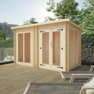 6'x6' The Moda Log Cabins - 19mm Log Cabin - 0% Finance - Buy Now Pay Later - Tiger Sheds
