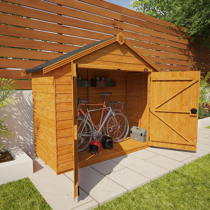 3'x7' Tiger Bike Shed - 0% Finance - Buy Now Pay Later - Tiger Sheds