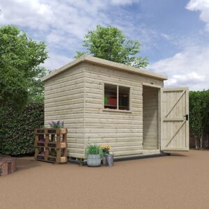 10'x8' Tiger Elite Pressure Treated Pent Shed - 0% Finance - Buy Now Pay Later - Tiger Sheds