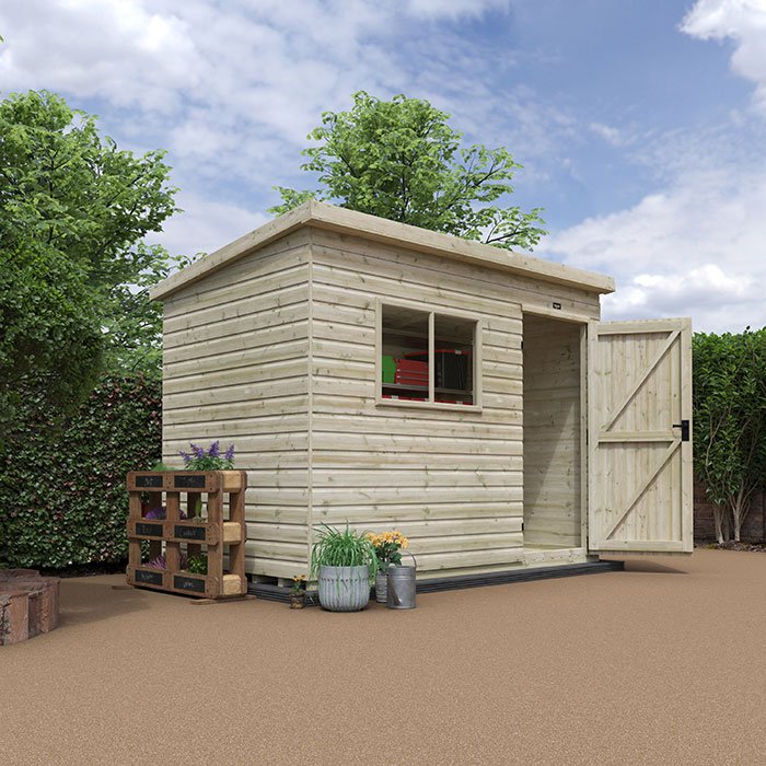 6'x4' Tiger Elite Pressure Treated Pent Shed - 0% Finance - Buy Now Pay Later - Tiger Sheds