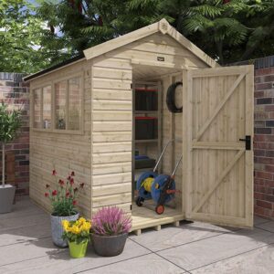 8'x8' Tiger Elite Pressure Treated Apex Shed - 0% Finance - Buy Now Pay Later - Tiger Sheds