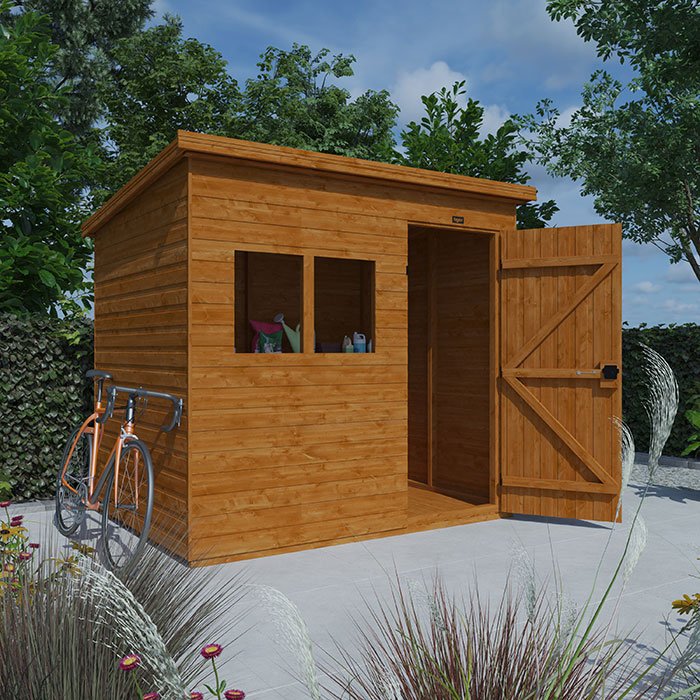 10'x8' Tiger Shiplap Extra High Pent - Heavy Duty Framing - 0% Finance - Buy Now Pay Later - Tiger Sheds