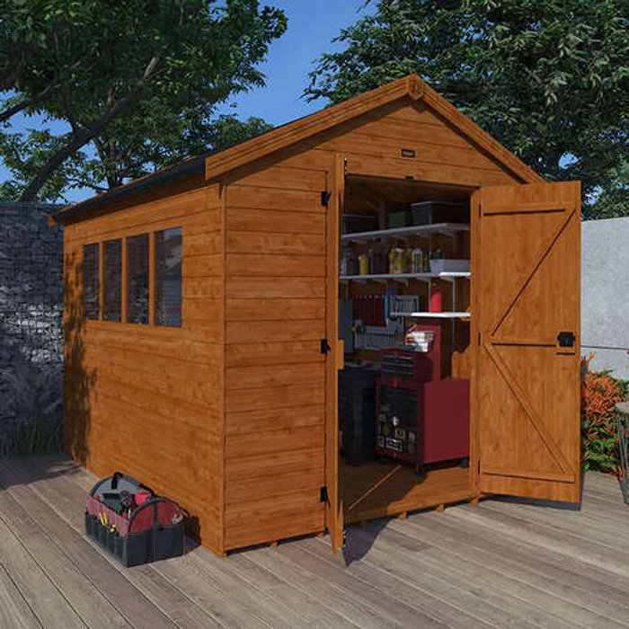 10'x6' Tiger Heavyweight Workshop Shed - Heavy Duty Framing UK - 0% Finance - Buy Now Pay Later - Tiger Sheds