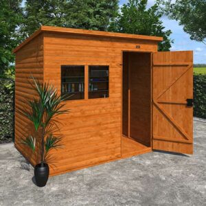9'x6' Tiger Loglap Extra High Pent - Wooden Garden Sheds - 0% Finance - Buy Now Pay Later - Tiger Sheds
