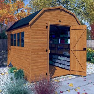 10'x8' Garden Barns - Loglap Mini Barn Shed - 0% Finance - Buy Now Pay Later - Tiger Sheds