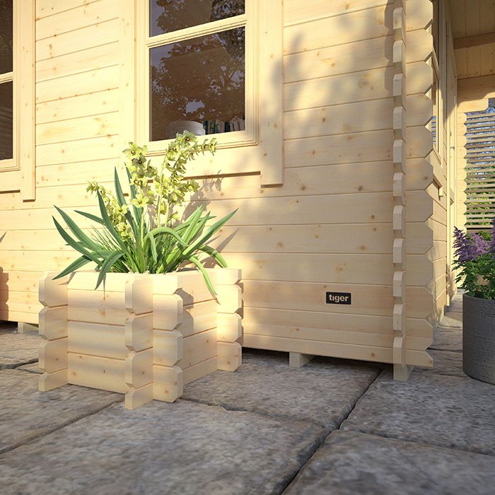 2'x2' Next Day Raised Planter 28mm - Tiger Sheds