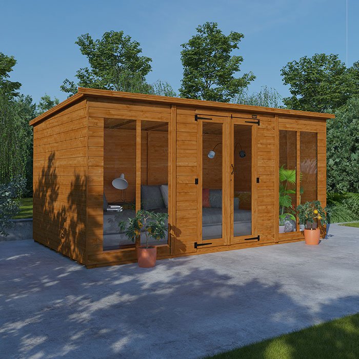14'x6' Tiger Pent Retreat Summerhouse - 0% Finance - Buy Now Pay Later - Tiger Sheds