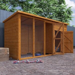 4'x4' Spacious Outdoor Dog House Or Outdoor Cat House - Tiger Pethouse And Run - 0% Finance - Buy Now Pay Later - Tiger Sheds