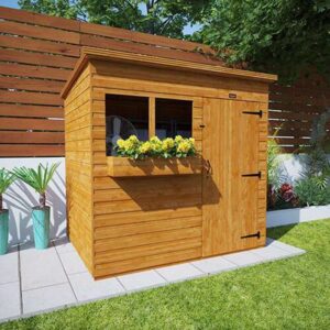 7'x5' Tiger Shiplap Pent Shed - 0% Finance - Buy Now Pay Later - Tiger Sheds