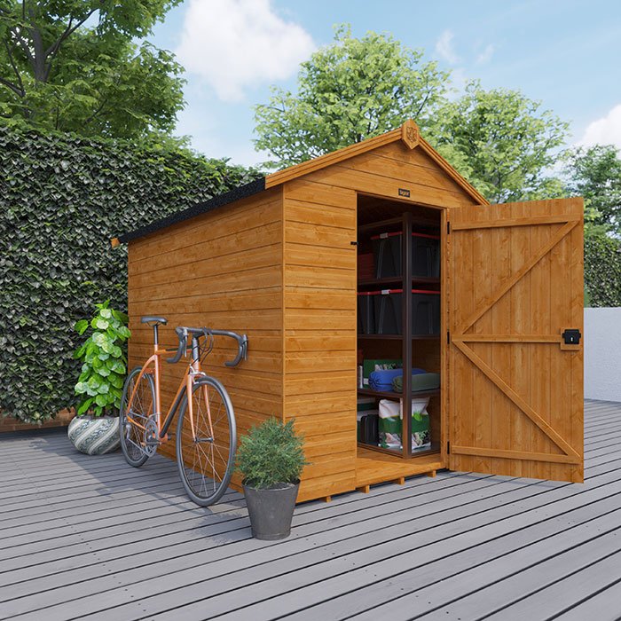 6'x4' Tiger Shiplap Windowless Apex Shed - 0% Finance - Buy Now Pay Later - Tiger Sheds