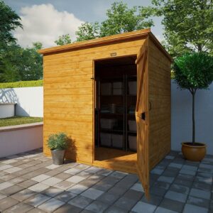 8'x6' Tiger Shiplap Windowless Pent Shed - 0% Finance - Buy Now Pay Later - Tiger Sheds