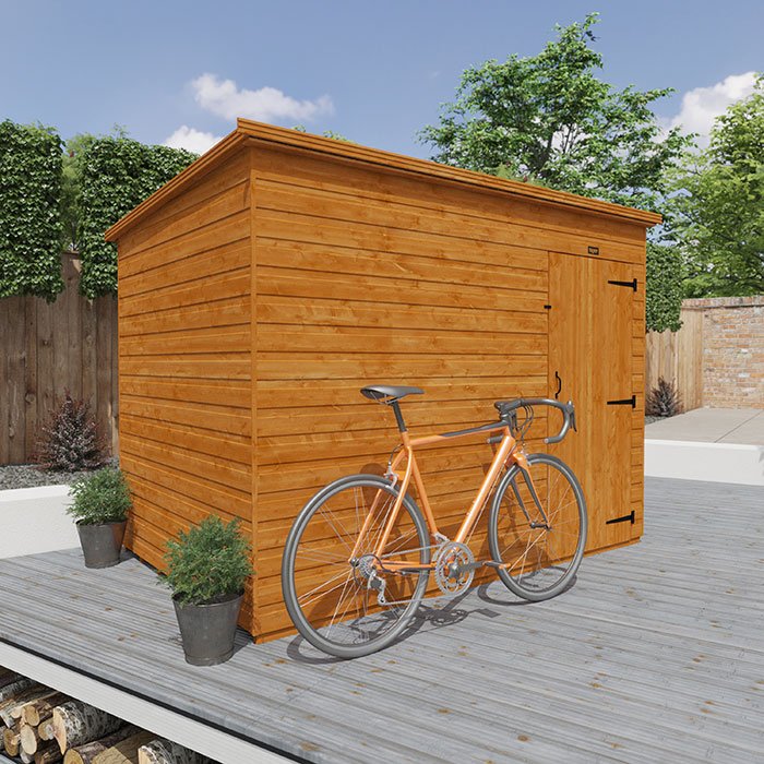 5'x4' Tiger Shiplap Windowless Pent Shed Plus - 0% Finance - Buy Now Pay Later - Tiger Sheds