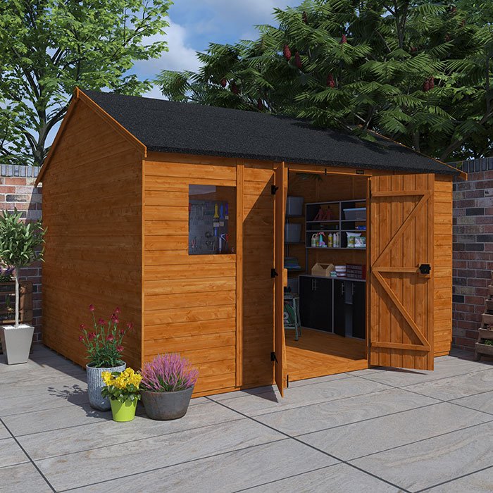 Garden Gym Room - 16'x8' Tiger Workman Apex - 0% Finance - Buy Now Pay Later - Tiger Sheds