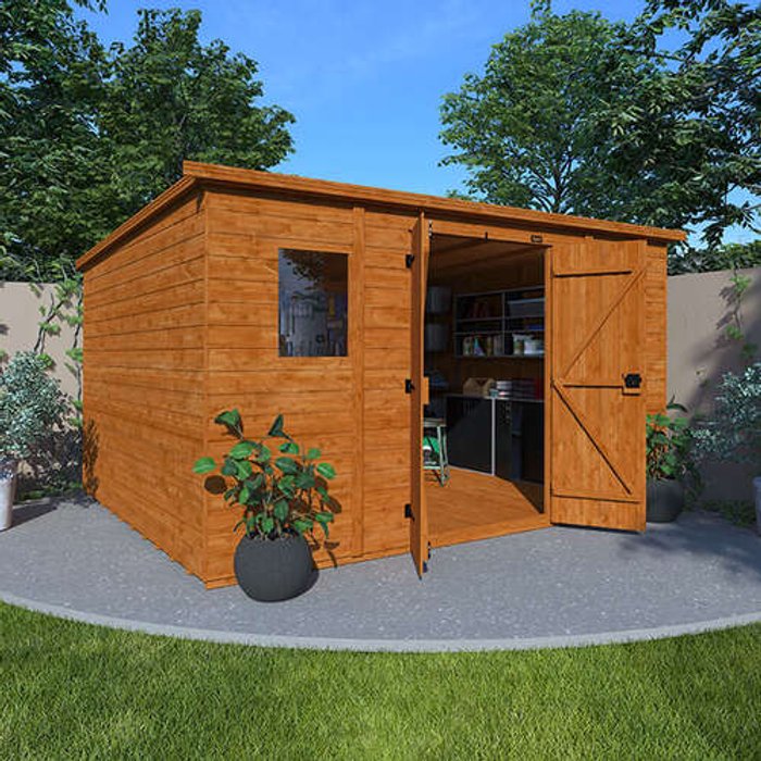 18'x10' Tiger Workman Pent Shed - Garden Workshop Sheds - 0% Finance - Buy Now Pay Later - Tiger Sheds