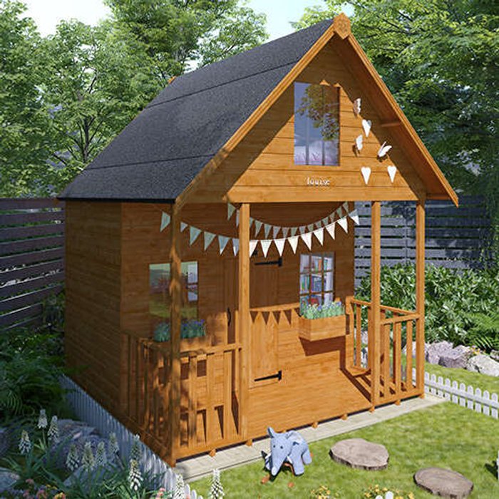 8'x8' Tigercub Luxury Lounge Playhouse - 0% Finance - Buy Now Pay Later - Tiger Sheds