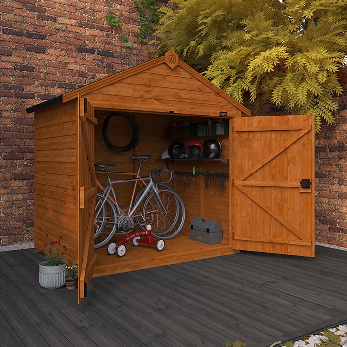 3'x6' Shiplap Apex Bike Sheds - TigerFlex - 0% Finance - Buy Now Pay Later - Tiger Sheds