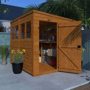 8'x6' Shiplap Next Day Pent Shed - TigerFlex - 0% Finance - Buy Now Pay Later - Tiger Sheds