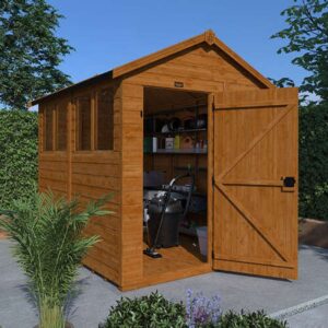8'x6' Shiplap Next Day Apex Shed - Custom Made Shed - TigerFlex - 0% Finance - Buy Now Pay Later - Tiger Sheds