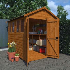 8'x6' Tigerflex Shiplap Apex Double Door Shed - 0% Finance - Buy Now Pay Later - Tiger Sheds