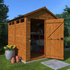 4'x4' TigerFlex Shiplap Apex Security Shed - 0% Finance - Buy Now Pay Later - Tiger Sheds