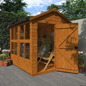 4'x6' TigerFlex® Shiplap Apex Sunroom - 0% Finance - Buy Now Pay Later - Tiger Sheds