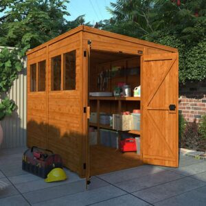 4'x6' Tigerflex Shiplap Pent Double Door Shed - 0% Finance - Buy Now Pay Later - Tiger Sheds