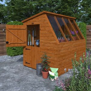 10'x8' Tiger Potting Shed With Left Hand Stable Door - Garden Potting Shed - 0% Finance - Buy Now Pay Later - Tiger Sheds