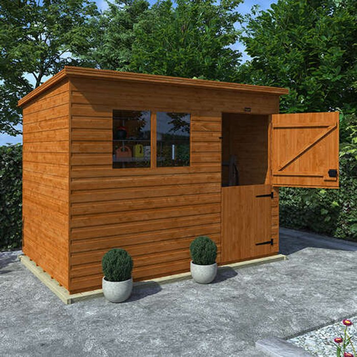 10'x8' Tiger Shiplap Pent Stable Door Shed - Wooden Shiplap Sheds - 0% Finance - Buy Now Pay Later - Tiger Sheds