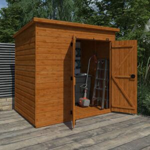 9'x6' Tiger Shiplap Windowless Pent Double Door Shed - Wooden Shiplap Sheds - 0% Finance - Buy Now Pay Later - Tiger Sheds