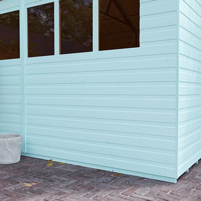 5L Egg Shell Blue Exterior Paint - Tiger Sheds