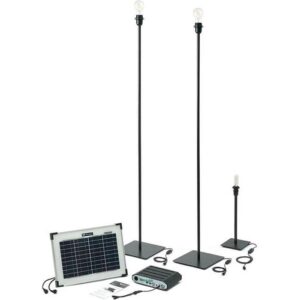 Hubi Retro 4 Hubi Retro 4 - Solar Lighting Kit - 0% Finance - Buy Now Pay Later - Tiger Sheds