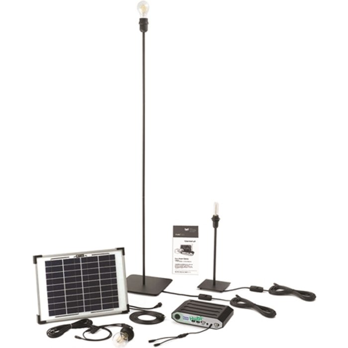 Hubi Retro 3 Hubi Retro 3 - Solar Lighting Kit - 0% Finance - Buy Now Pay Later - Tiger Sheds