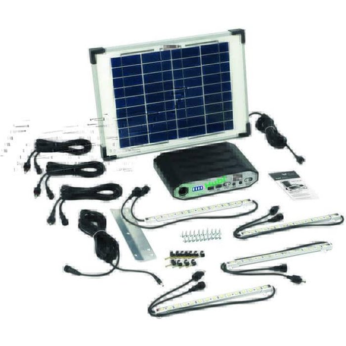 Hubi Work 64 Hubi Work 64 Solar Lighting Kit - 0% Finance - Buy Now Pay Later - Tiger Sheds