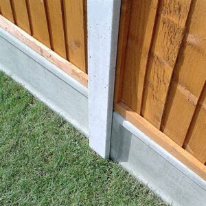 8' x 4" x 3" Forest Lightweight Concrete Fence Post (2440mm x 104mm x 80mm)