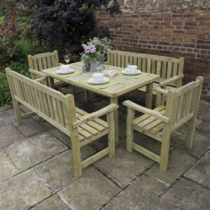 Forest Rosedene Wooden Garden Table